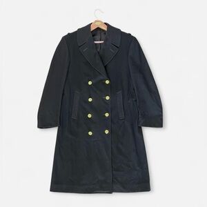 1950s U.S. Navy Novakoff Bros. Wool Double Breasted Bridge Coat Men's 44 R